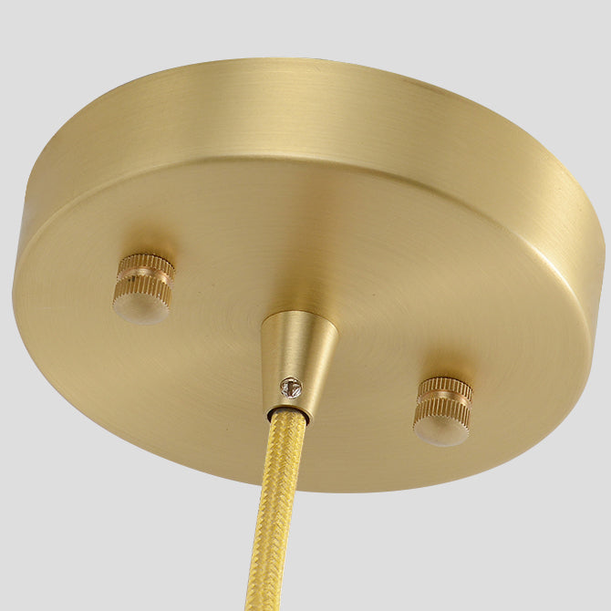 Moderne creatieve cilindrische hanglamp Koper binnenhangende lamp voor slaapkamer