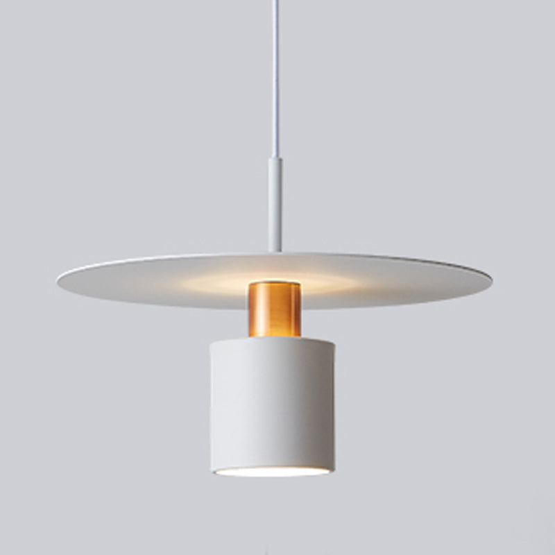 Smeedijzeren hanglamp in moderne artistieke stijl cilindrische binnenhangende lamp