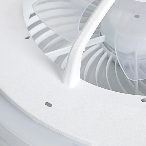 Modern Style Round Ceiling Fans Metal One Light Ceiling Light Fixture