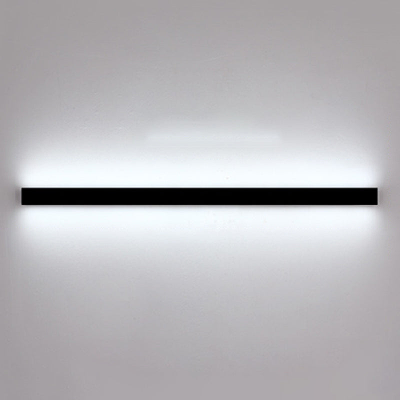 Estilo moderno Luces de apliques de pared lineal Metal 1 Ideas de iluminación de pared de luz