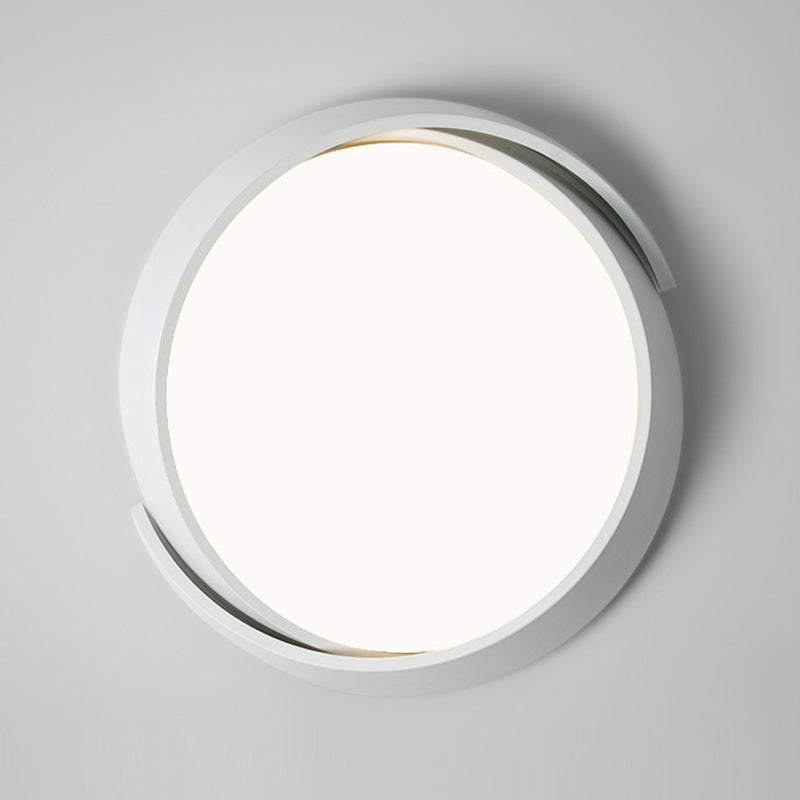 Moderne plafoniere da incasso in metallo con montaggio ad incasso con paralume in acrilico