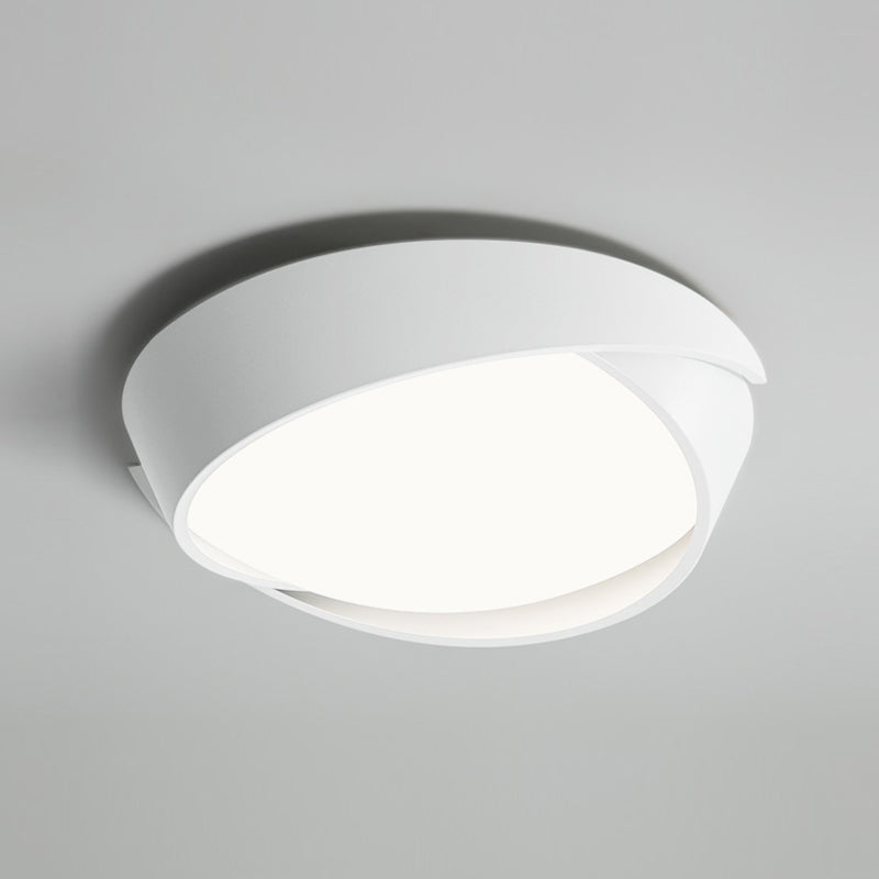 Moderne plafoniere da incasso in metallo con montaggio ad incasso con paralume in acrilico