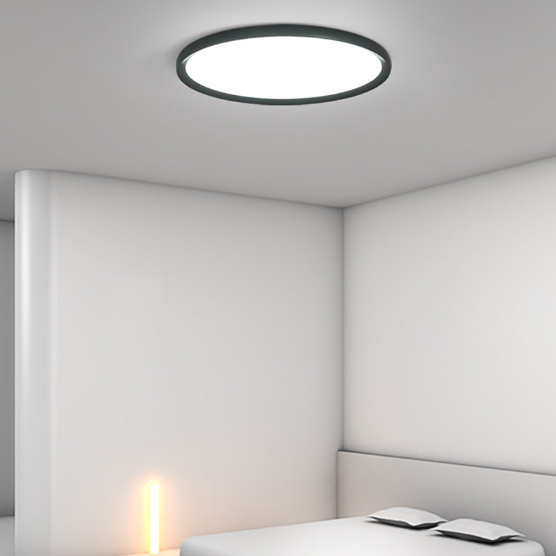 Simplicity Flush Mount Fixture with Acrylic Shade LED Flush Ceiling Light Fixtures