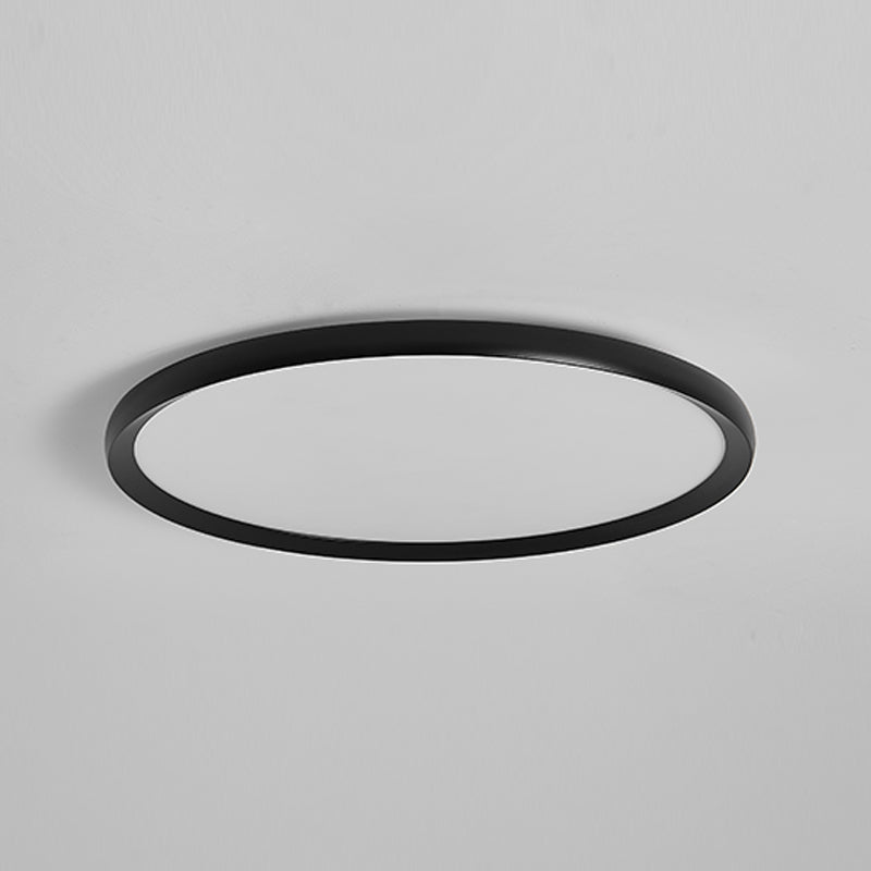 Simplicity Flush Mount Fixture with Acrylic Shade LED Flush Ceiling Light Fixtures