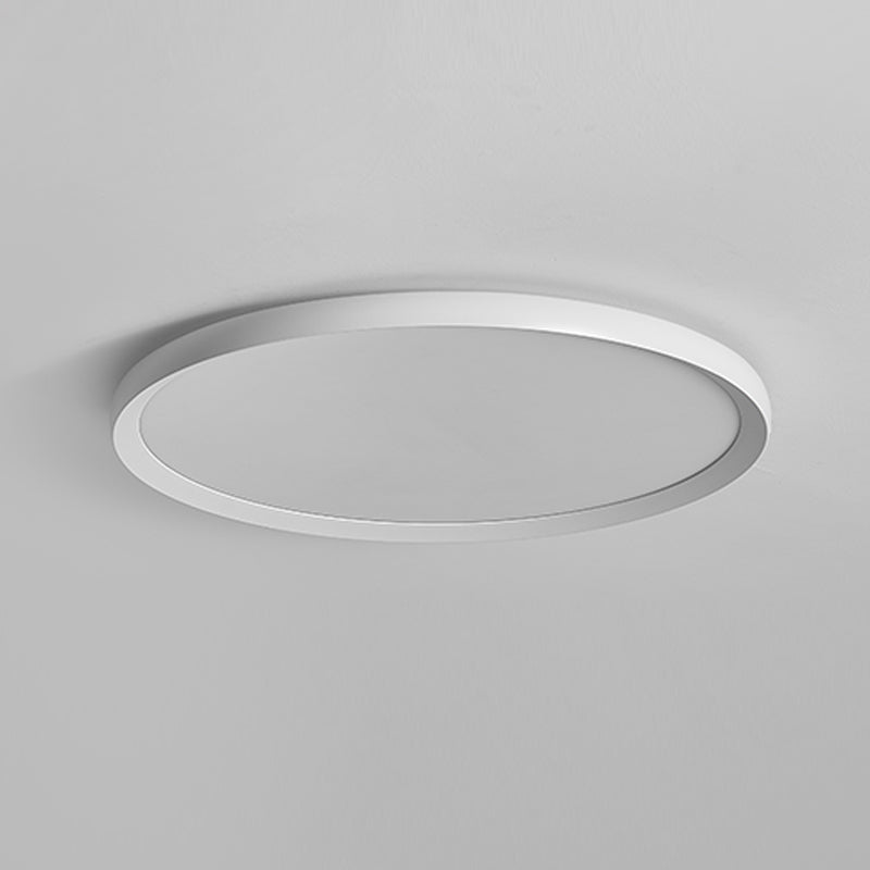 Simplicity Flush Mount Fixture with Acrylic Shade LED Flush Ceiling Light Fixtures