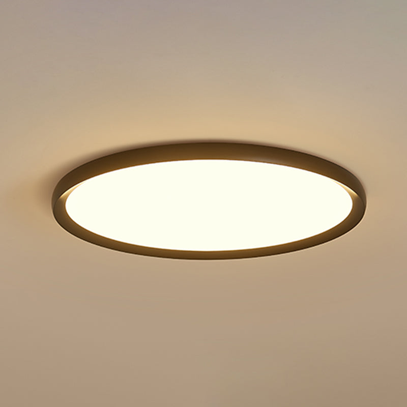 Simplicity Flush Mount Fixture with Acrylic Shade LED Flush Ceiling Light Fixtures