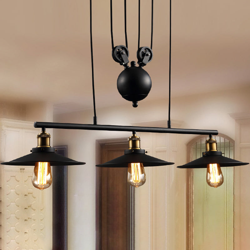 American Industrial Style Pendant Light Vintage Hanging Light for Bar Living Room