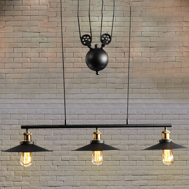 American Industrial Style Pendant Light Vintage Hanging Light for Bar Living Room
