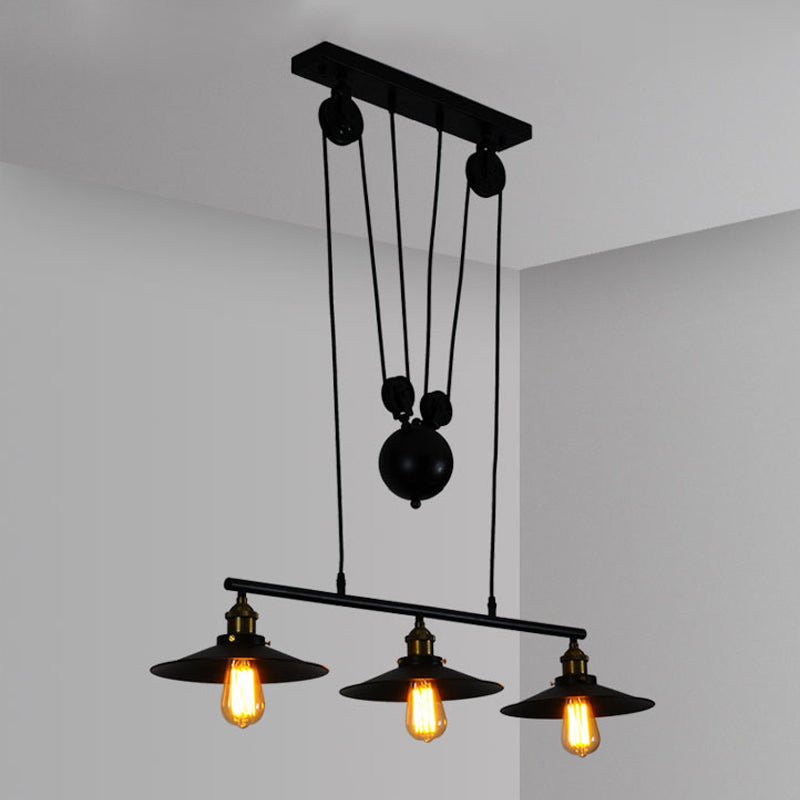 American Industrial Style Pendant Light Vintage Hanging Light for Bar Living Room