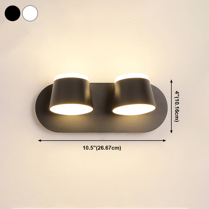 Sitting Room Minimalism Wall Sconce Modern Metal Rotating Wall Mounted Light Fixture