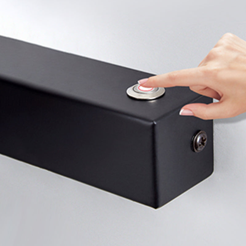 Contemporary Style Metal Wall Sconce 1 Light Led Rotating Wall Light for Living Room