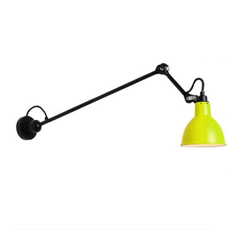 Modern Colorful Adjustable Wall Sconce One Blub Metal Wall Mounted Light Fixture