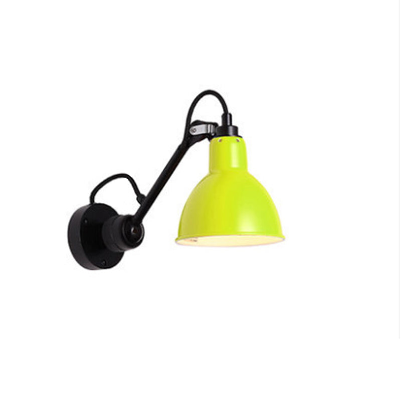 Modern Colorful Adjustable Wall Sconce One Blub Metal Wall Mounted Light Fixture