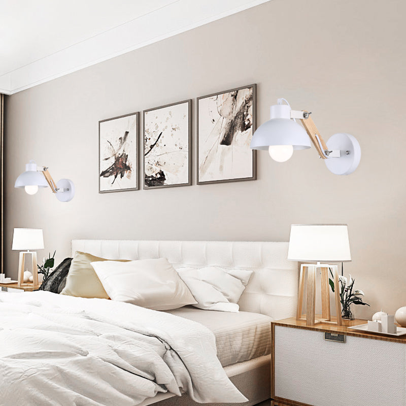 Sala de estar de la sala de pared apliques de metal de metal de luz montada en la pared para dormitorio