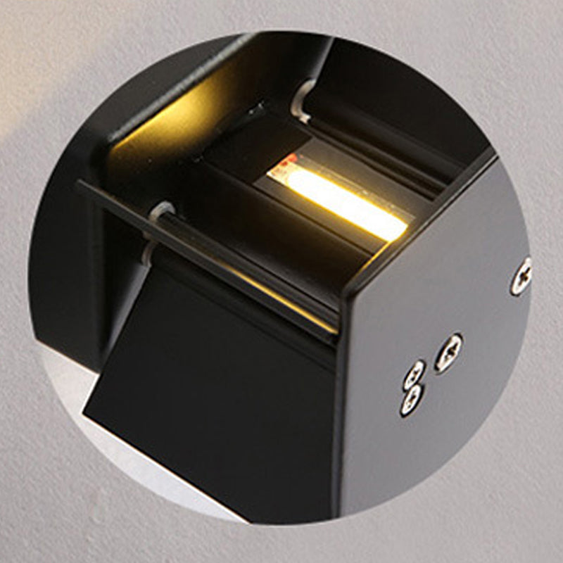 Luces contemporáneas de pared de pared de pared de pared de metal para sala de pared para sala de estar