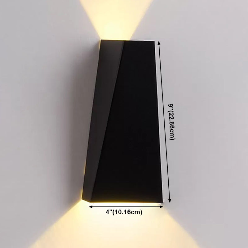 Luces contemporáneas de pared de pared de pared de pared de metal para sala de pared para sala de estar