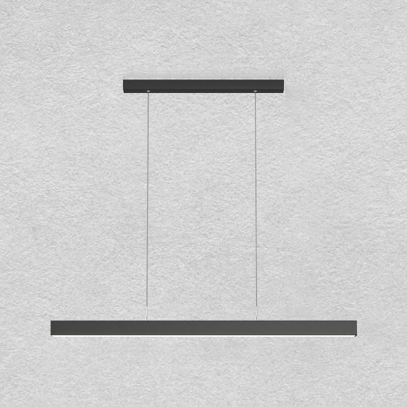 Modern Style LED Ceiling Chandelier Nordic Dining Room Long Linear Pendant Light