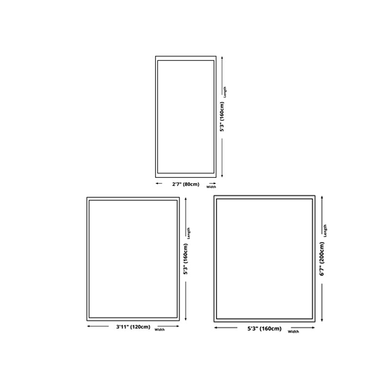 Brown Minimalist Rug Polyester Grid Rug Stain Resistant Rug for Home Decor