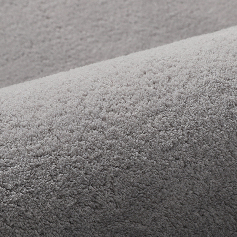 Simplicity Plain Area Rug Comfort Rug Polyester Anti-Slip Carpet for Home Decor