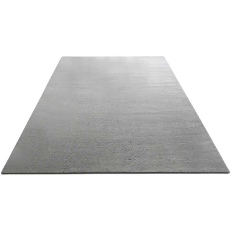 Funky effen shag tapijt polyester indoor tapijt niet-slip achterste ruggebied tapijt voor woonkamer
