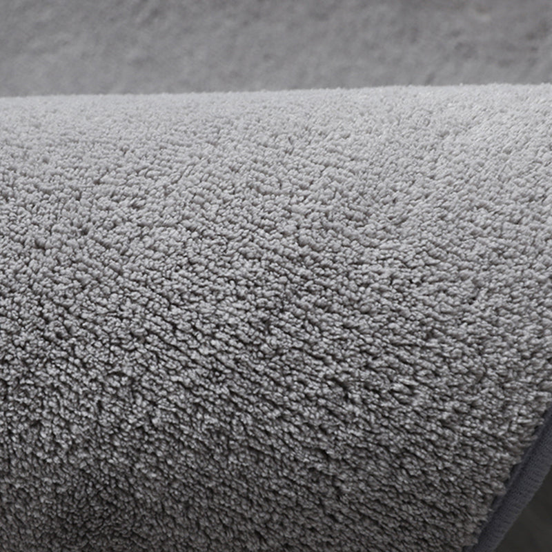 Funky effen shag tapijt polyester indoor tapijt niet-slip achterste ruggebied tapijt voor woonkamer