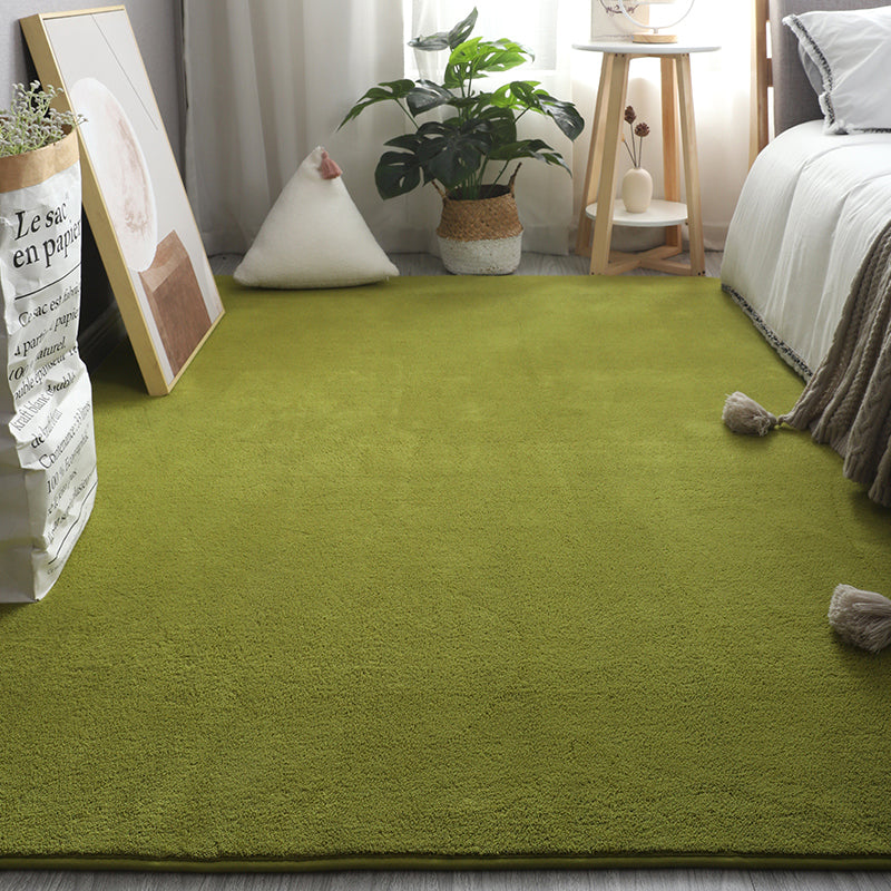 Funky effen shag tapijt polyester indoor tapijt niet-slip achterste ruggebied tapijt voor woonkamer
