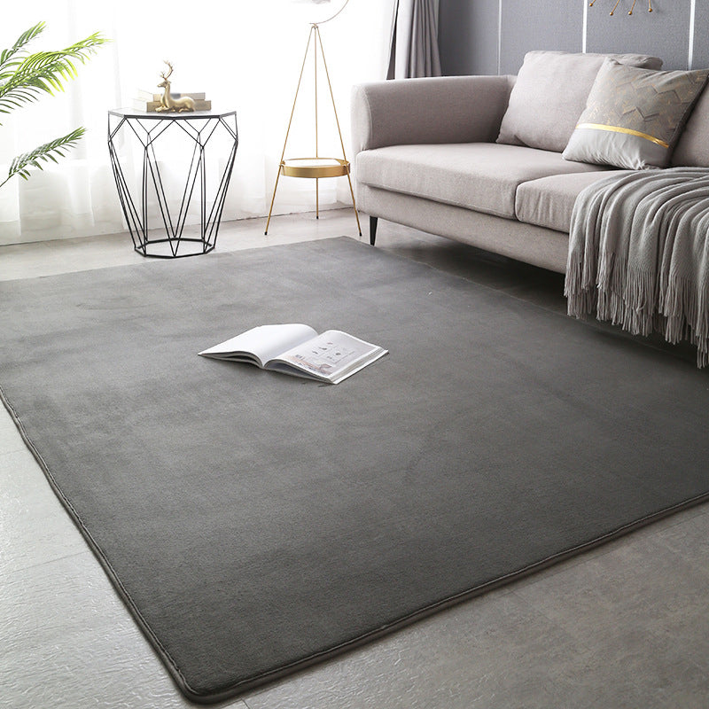 Moquette moquette area solida area tappeto poliestere moquette con supporto non slip