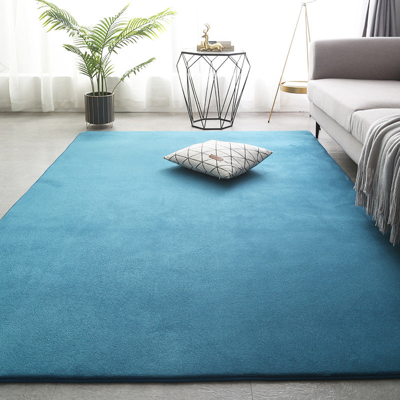Moquette moquette area solida area tappeto poliestere moquette con supporto non slip