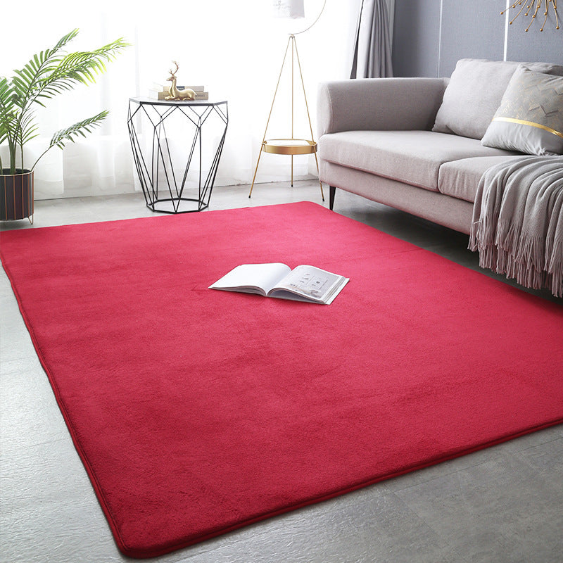 Moquette moquette area solida area tappeto poliestere moquette con supporto non slip