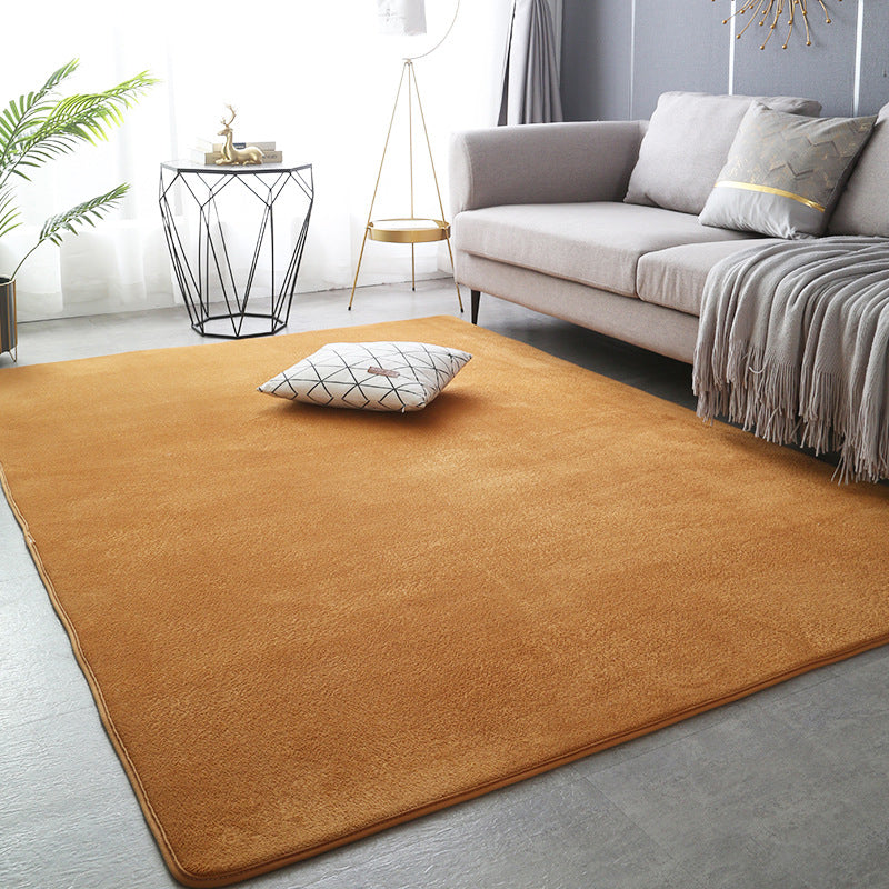 Moquette moquette area solida area tappeto poliestere moquette con supporto non slip