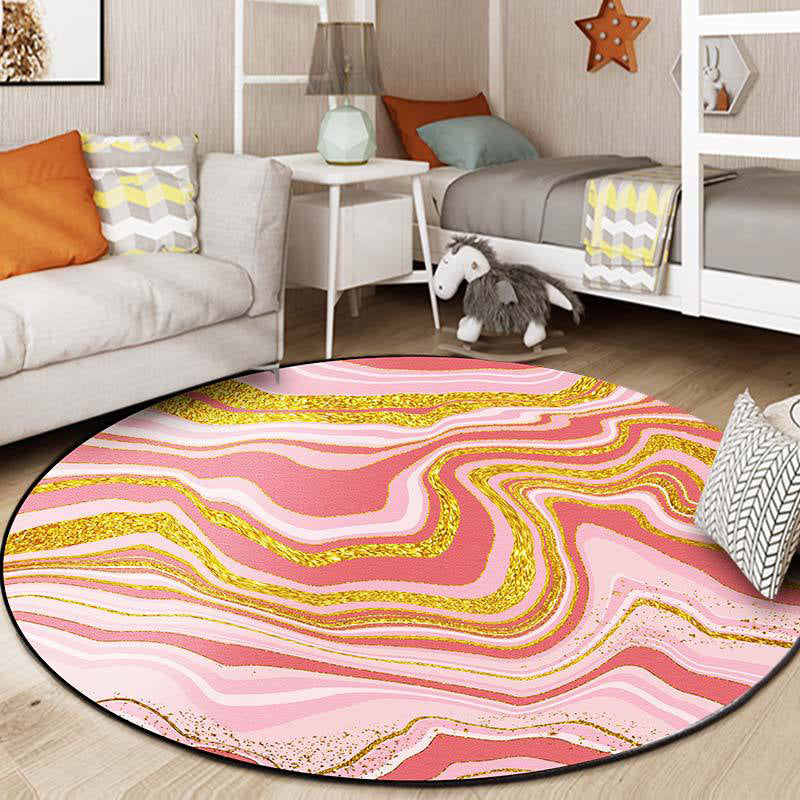 Green Modern Rug Polyester Cactus Area Rug Njon-Slip Backing Rug for Living Room