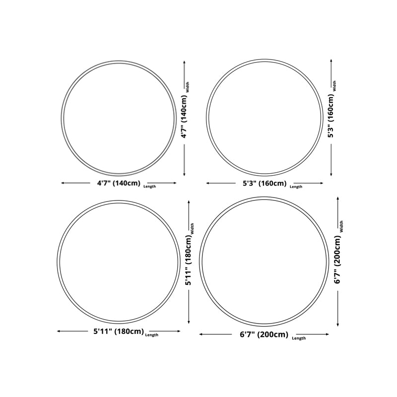 Green Modern Rug Polyester Cactus Area Rug Njon-Slip Backing Rug for Living Room