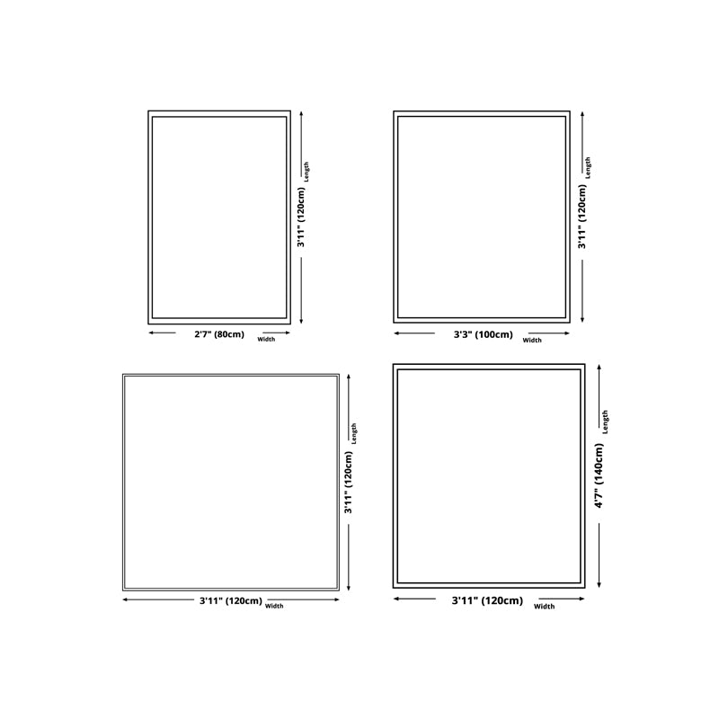 Gorgeous Polyester Carpet Modern Houndstooth Pattern Rug Living Room Carpet with Non-Slip Backing