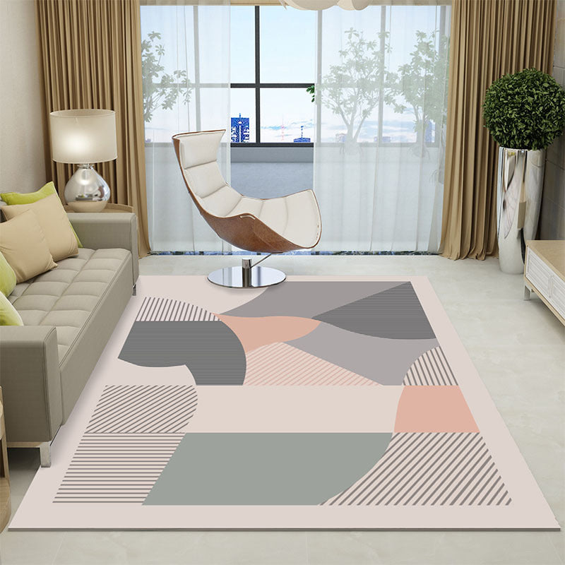 Blackish Green Modern Teppich Polyester Farbblock Teppich nicht rutscher Backing Teppich für Wohnkultur