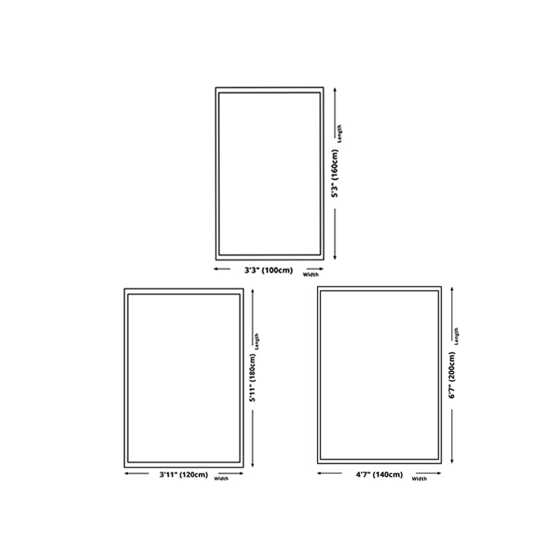 Blackish Green Modern Teppich Polyester Farbblock Teppich nicht rutscher Backing Teppich für Wohnkultur