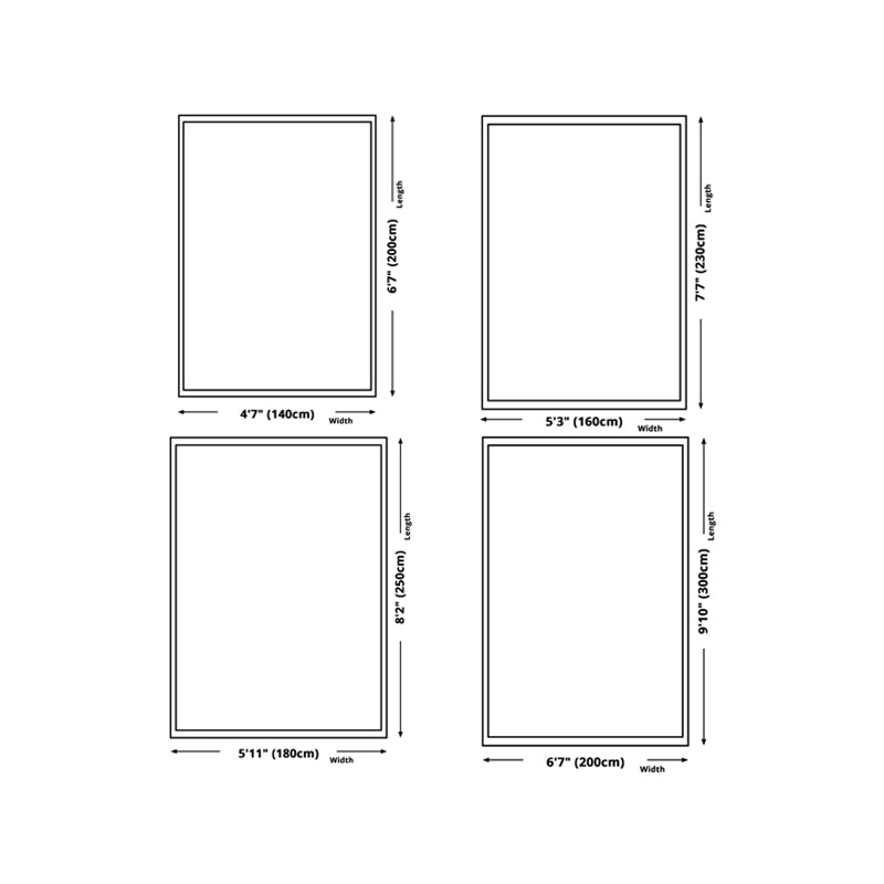 Gorgeous Area Carpet Modern Washable Carpet Polyester Indoor Rug with Non-Slip Backing