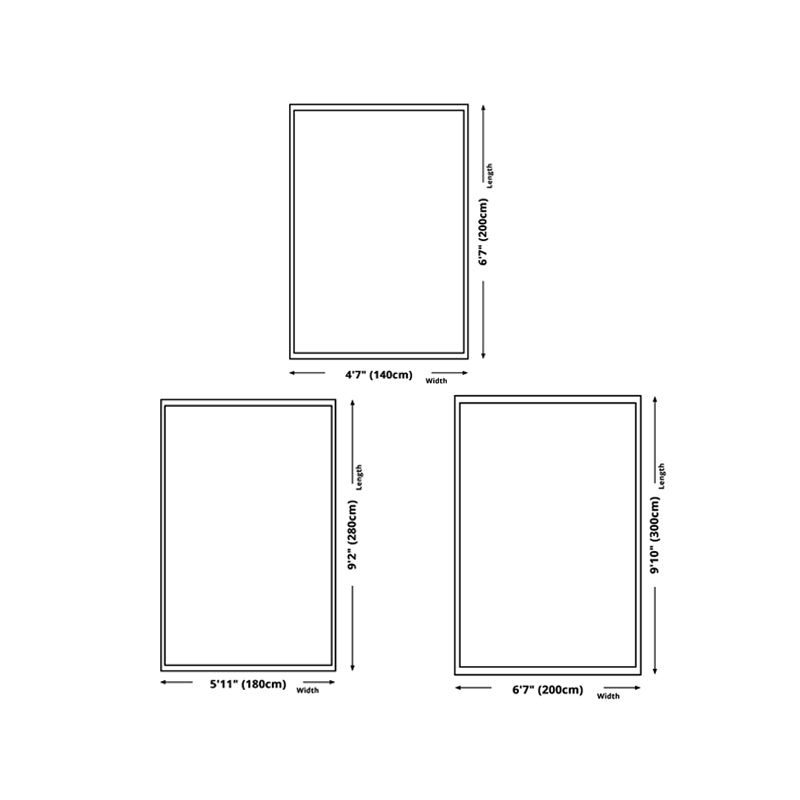 Contemporary Rug Abstract Pattern Creative Area Rug Polyester Stain Resistant Rug for Living Room