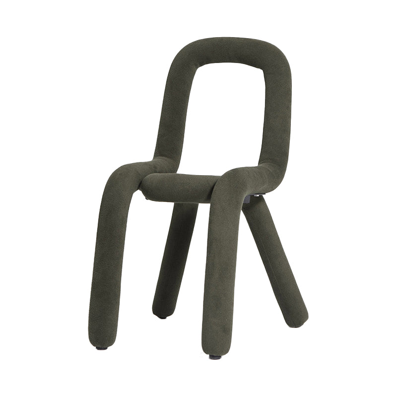 Juego de sillas de lino de estilo contemporáneo, cocina, comedor, sillas laterales con respaldo abierto