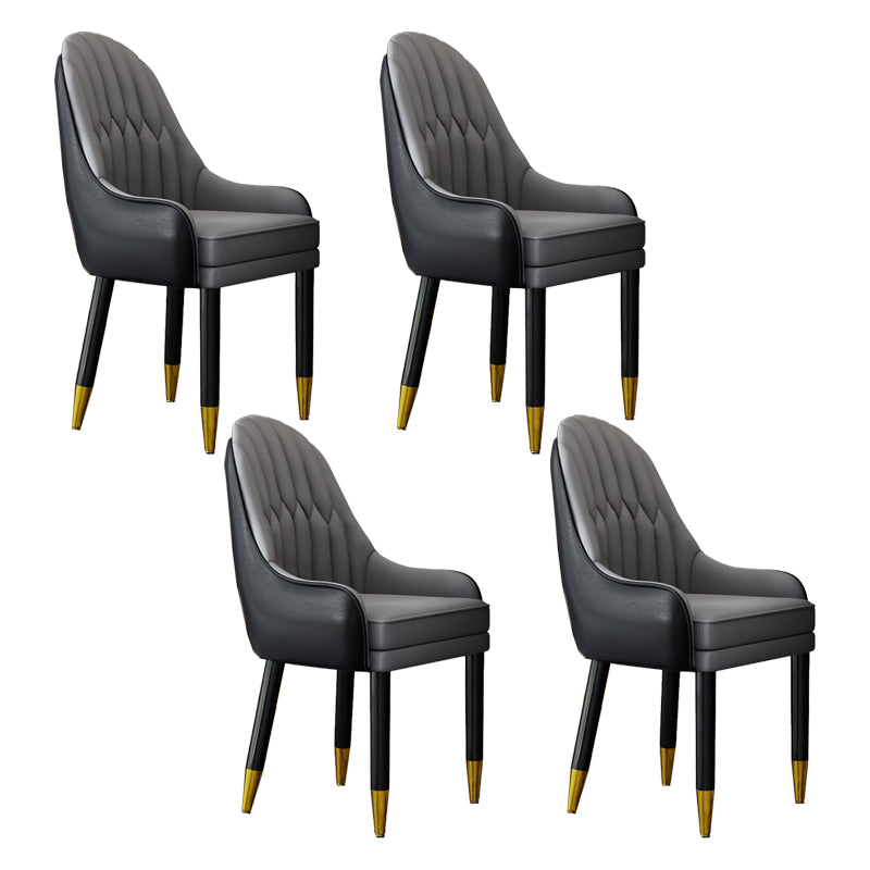 Silla escandinava para el hogar, sillón tapizado con respaldo Parsons, silla de comedor de madera