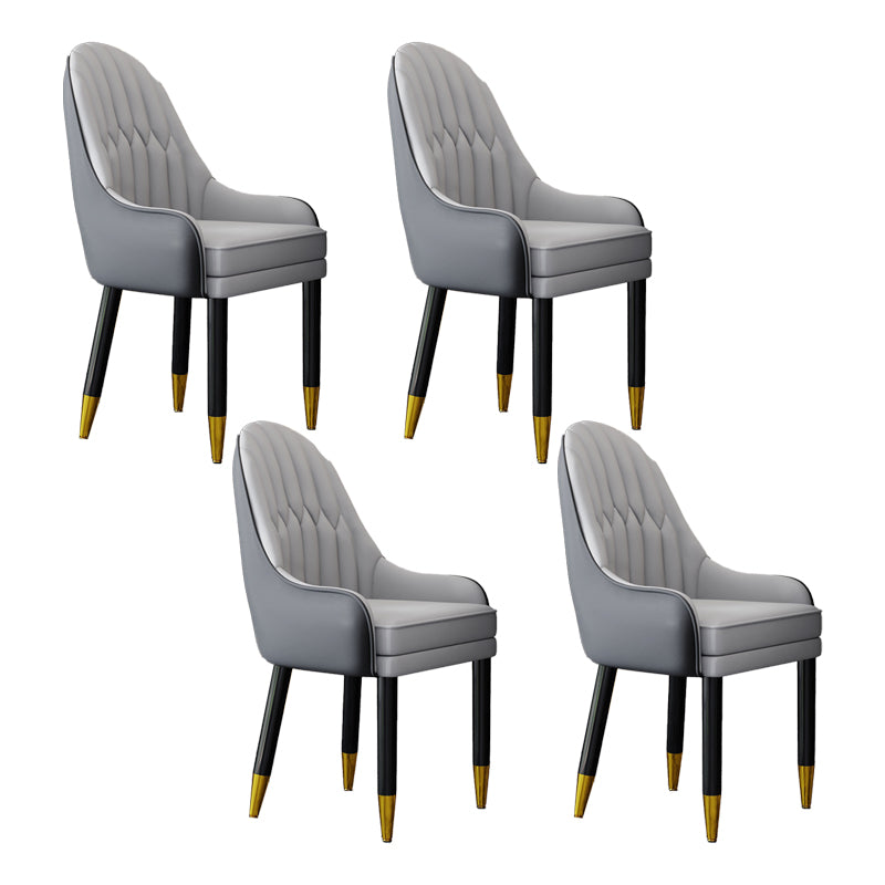 Silla escandinava para el hogar, sillón tapizado con respaldo Parsons, silla de comedor de madera