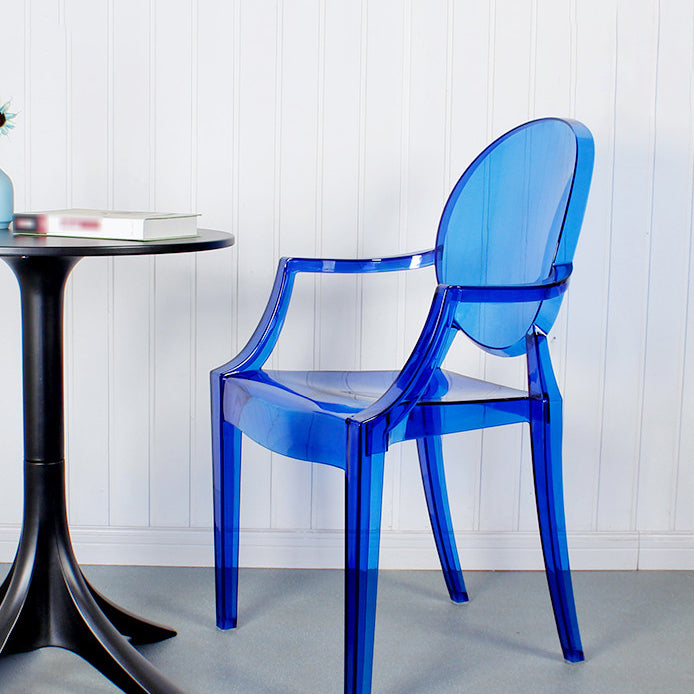 Eigentijdse stijl keuken eetstoelen plastic eetarm zijstoelen