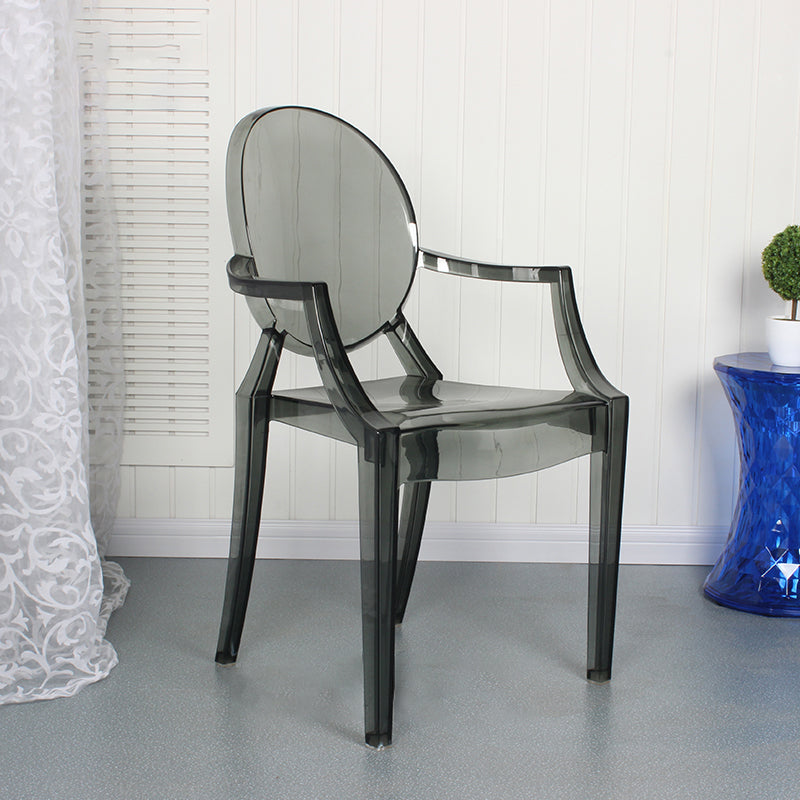 Eigentijdse stijl keuken eetstoelen plastic eetarm zijstoelen