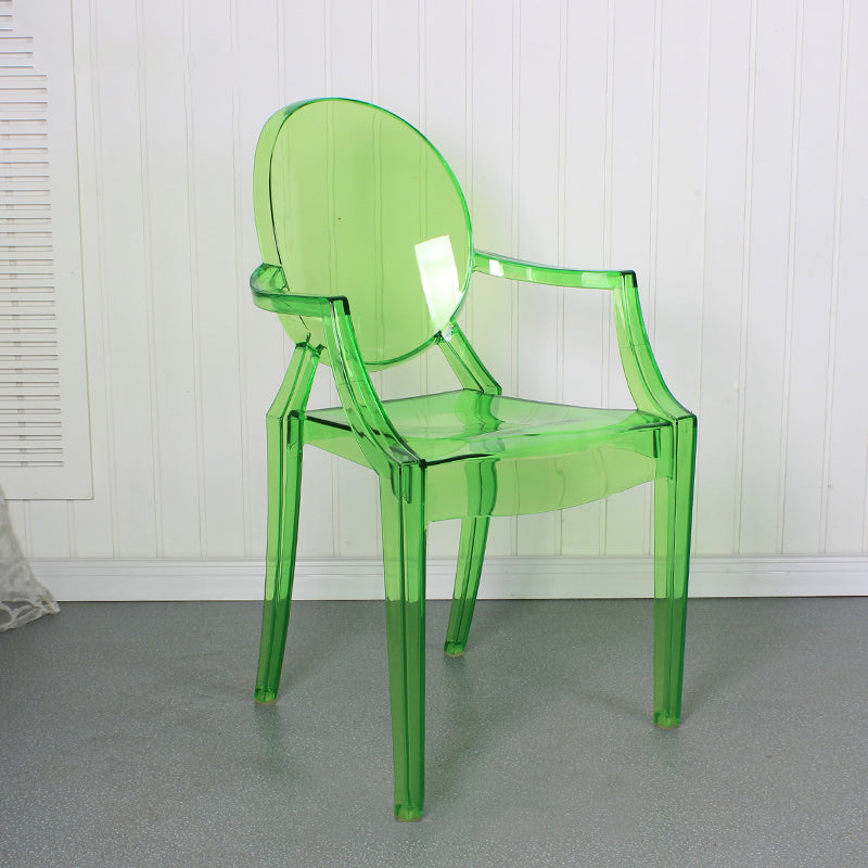 Eigentijdse stijl keuken eetstoelen plastic eetarm zijstoelen