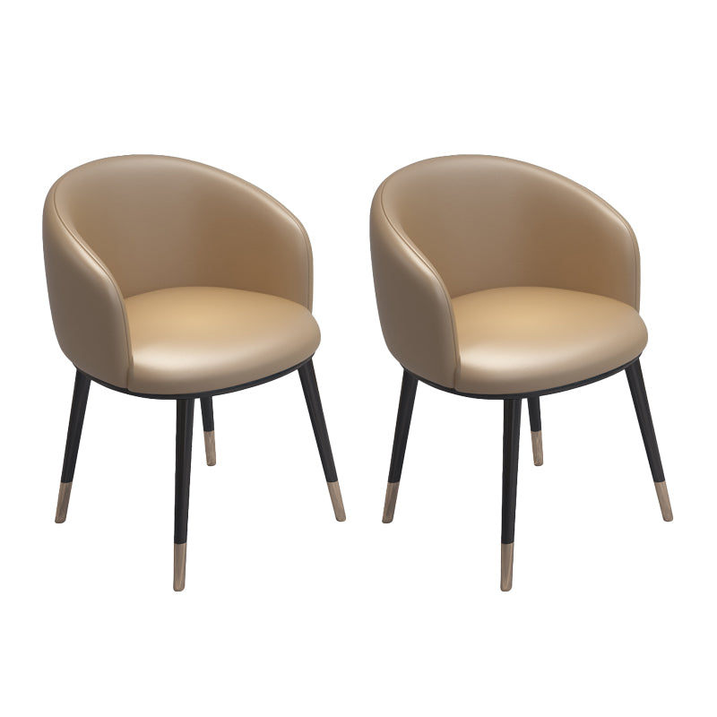 Silla de metal de estilo escandinavo, respaldo sólido, juego de sillas de cocina y comedor
