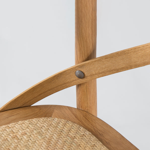 Chaises de salle à manger en bois de ferme, fauteuil latéral arrière croisé pour Restaurant
