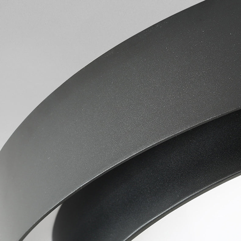 Gelakte ijzeren LED-plafondlamp in moderne minimalistische stijl, ronde inbouw van acryl