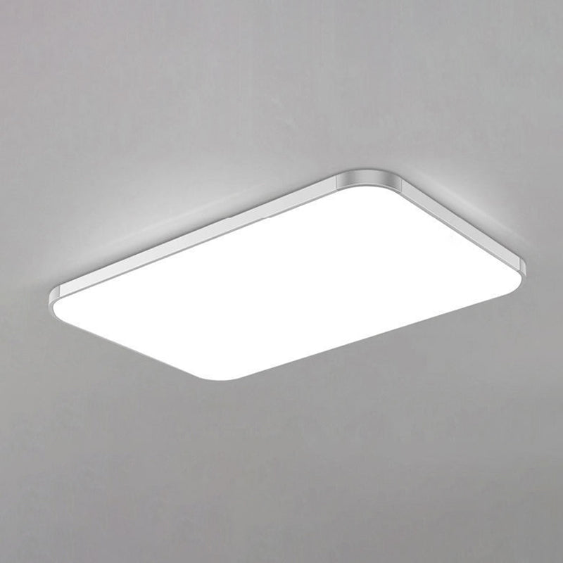 Geometry Shape Ceiling Lamp Modern Aluminium 1 Light Flush Mount for Bedroom