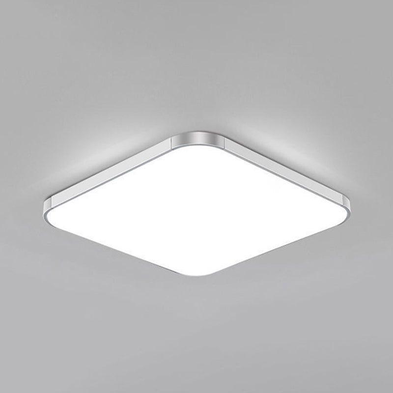 Geometry Shape Ceiling Lamp Modern Aluminium 1 Light Flush Mount for Bedroom