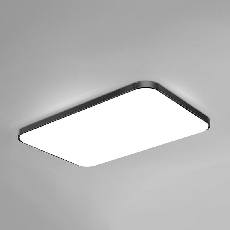 Geometry Shape Ceiling Lamp Modern Aluminium 1 Light Flush Mount for Bedroom