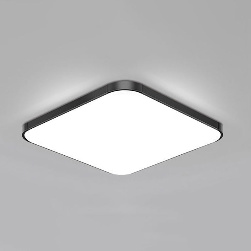 Geometry Shape Ceiling Lamp Modern Aluminium 1 Light Flush Mount for Bedroom
